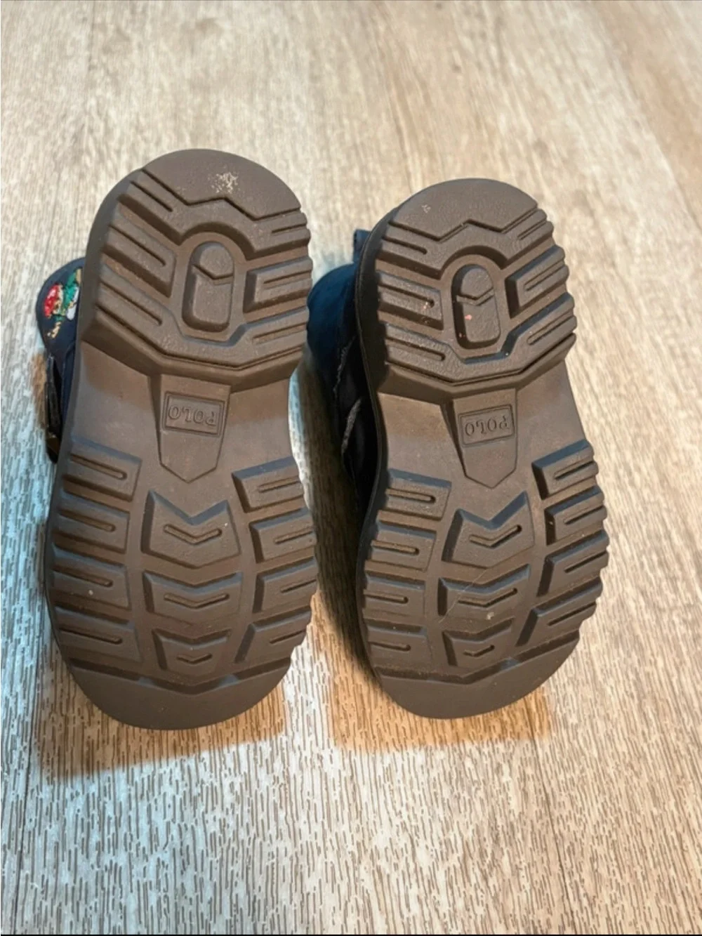 POLO RALPH LAUREN NAVY BLUE TODDLER BOOTS SIZE 6
